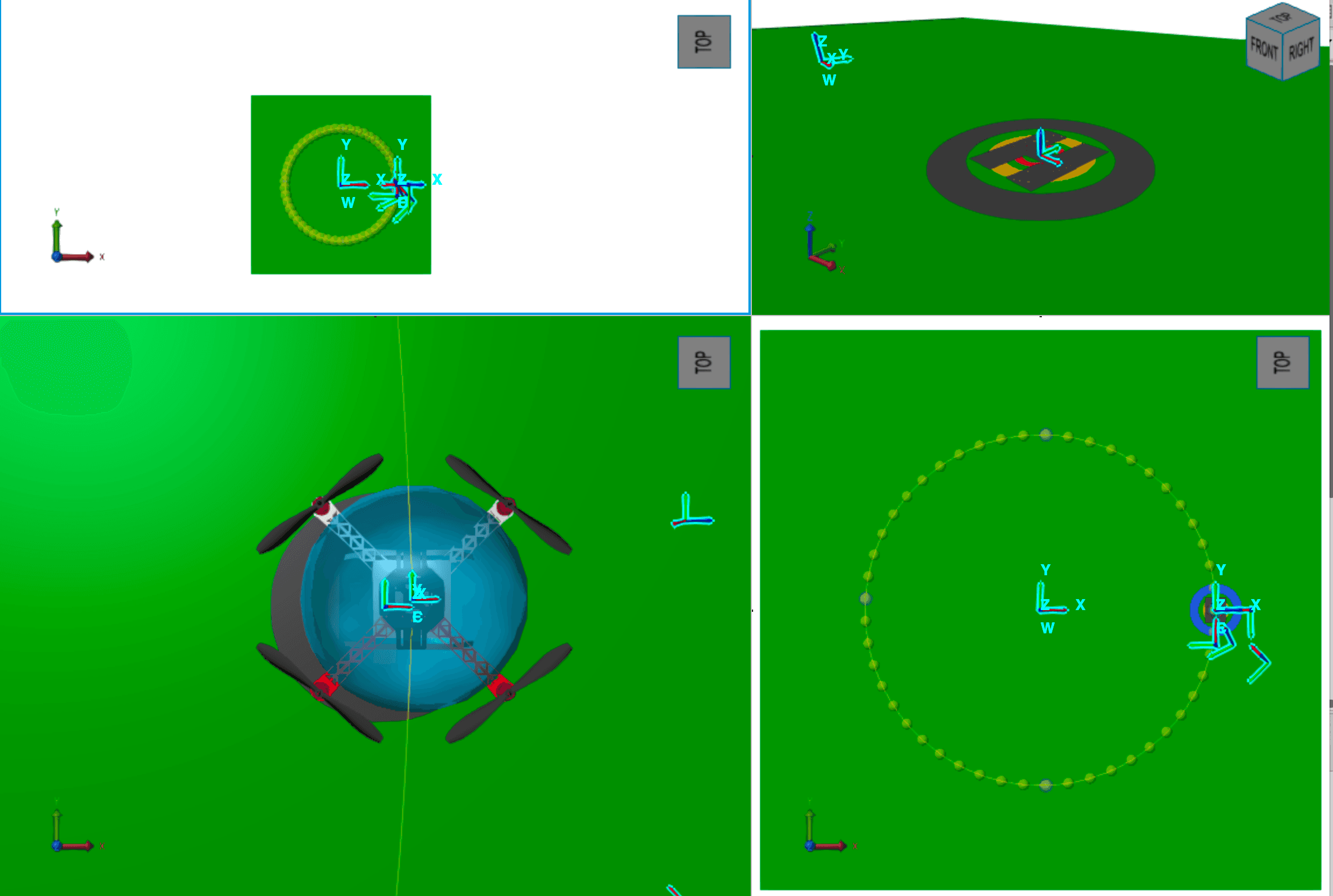 Computer Vision-Guided Autonomous Drone Navigation & Flight Simulation — 3